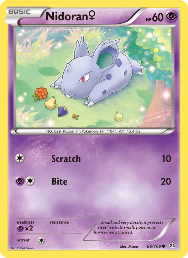 Nidoran♀ · Primal Clash 66/160