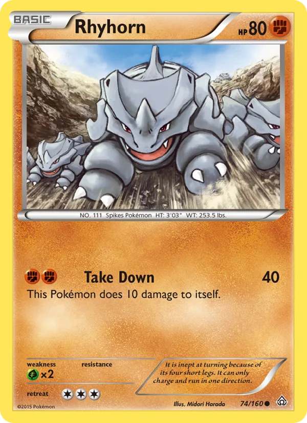 Rhyhorn · Primal Clash 74/160