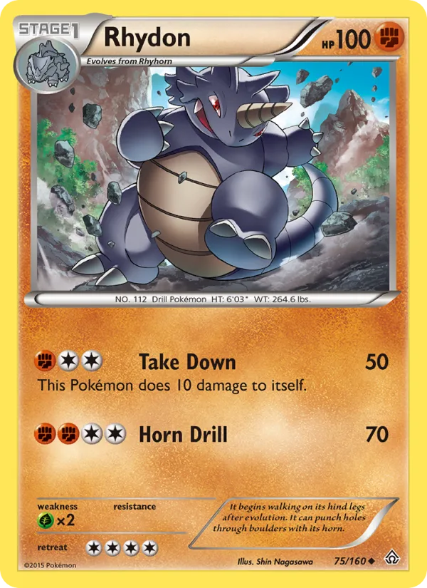 Rhydon · Primal Clash 75/160