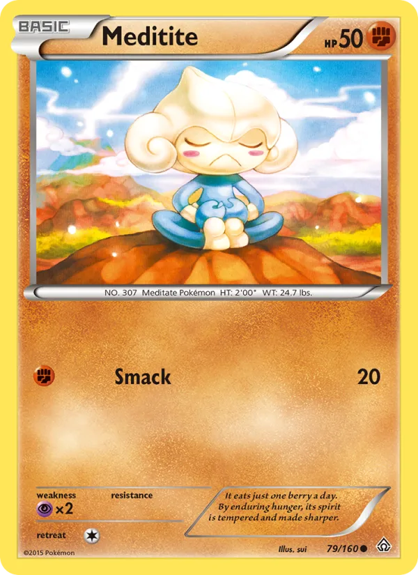 Meditite · Primal Clash 79/160