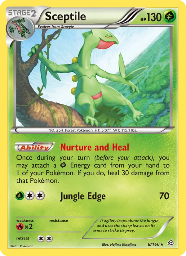 Sceptile · Primal Clash 8/160