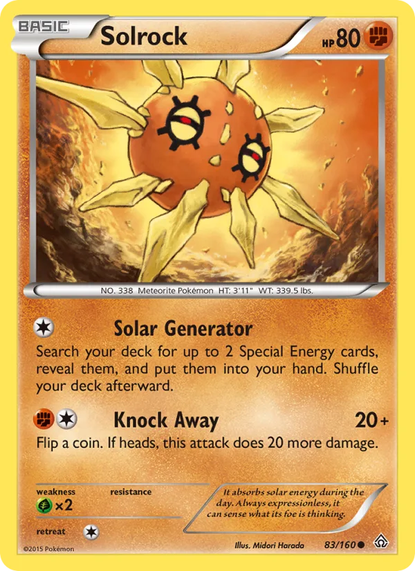 Solrock · Primal Clash 83/160