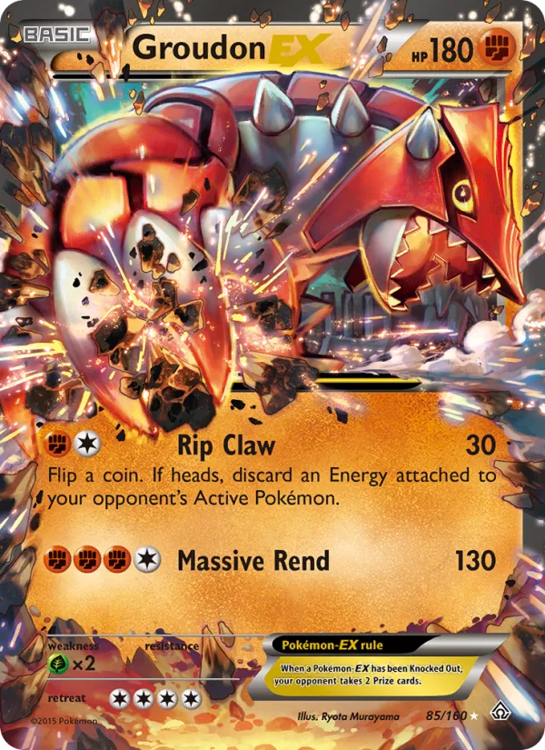 Groudon EX · Primal Clash 85/160