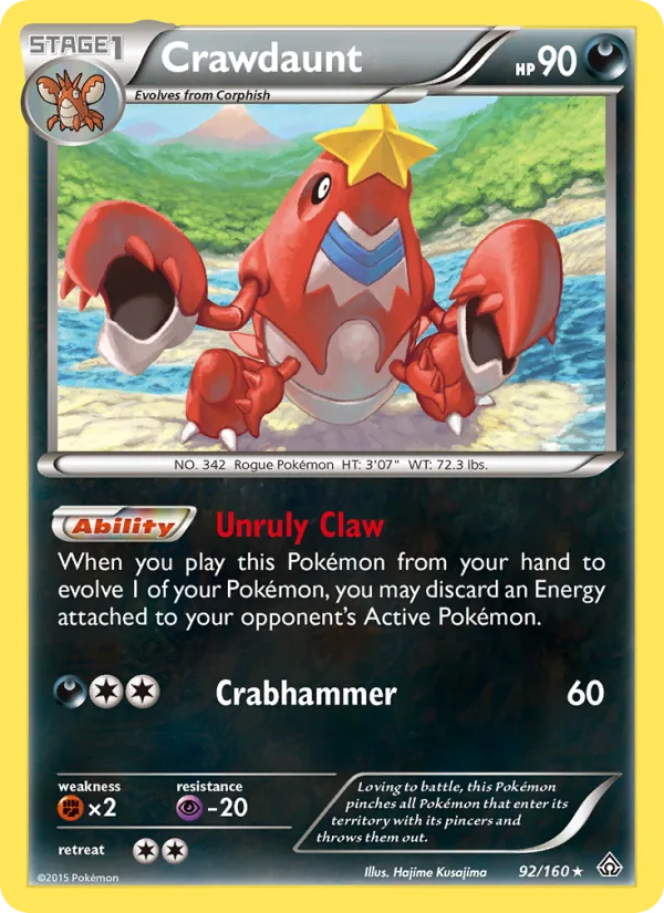 Crawdaunt · Primal Clash 92/160