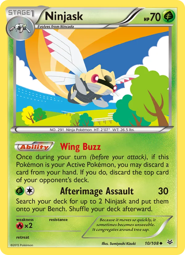 Ninjask · Roaring Skies 10/108