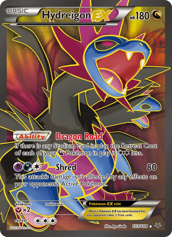 Hydreigon EX · Roaring Skies 103/108