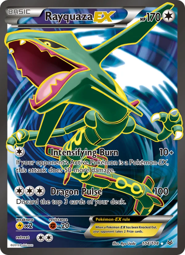 Rayquaza EX · Roaring Skies 104/108