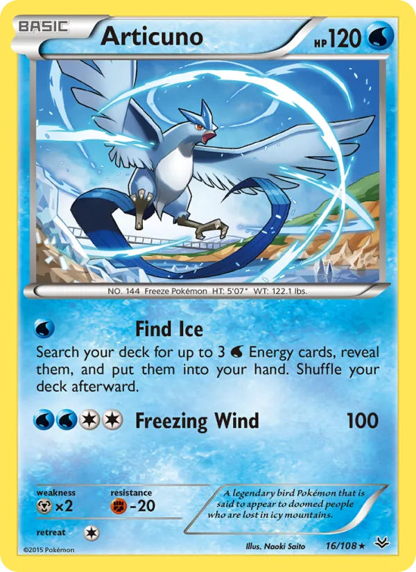 Articuno · Roaring Skies 16/108