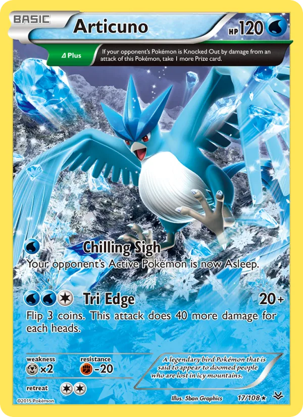 Articuno · Roaring Skies 17/108