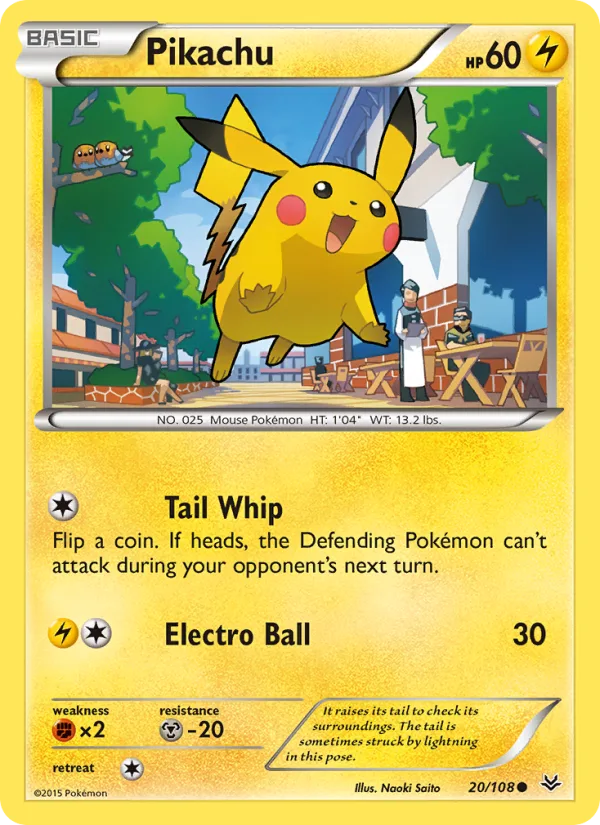 Pikachu · Roaring Skies 20/108