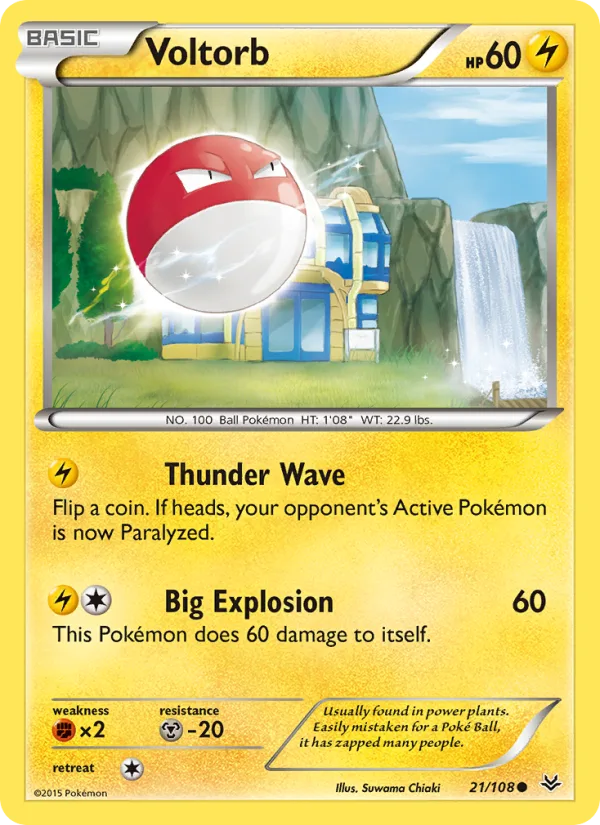 Voltorb · Roaring Skies 21/108