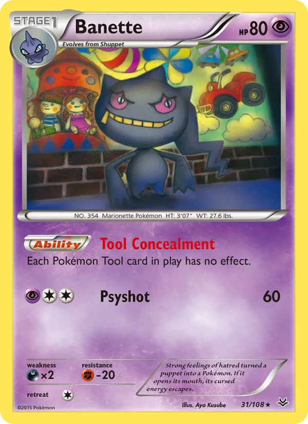 Banette · Roaring Skies 31/108