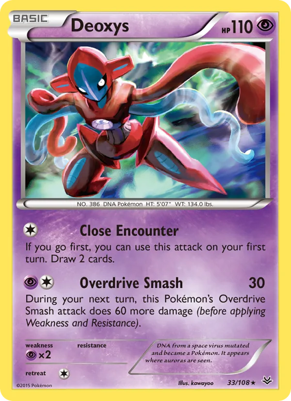 Deoxys · Roaring Skies 33/108
