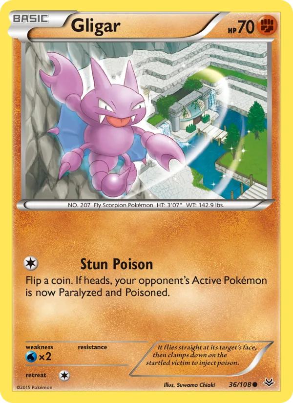 Gligar · Roaring Skies 36/108
