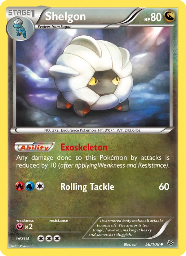 Shelgon · Roaring Skies 56/108