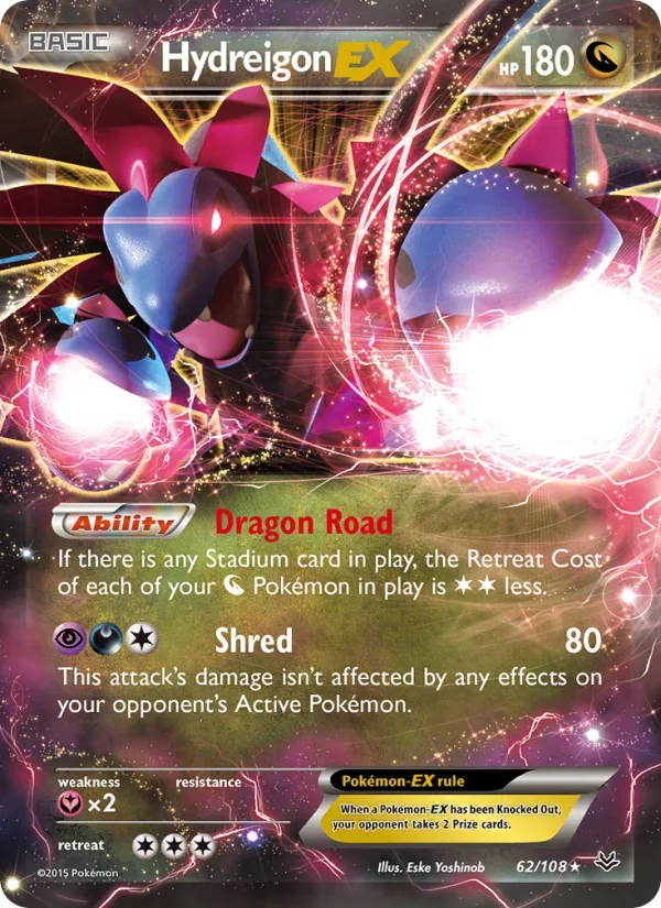 Hydreigon EX · Roaring Skies 62/108