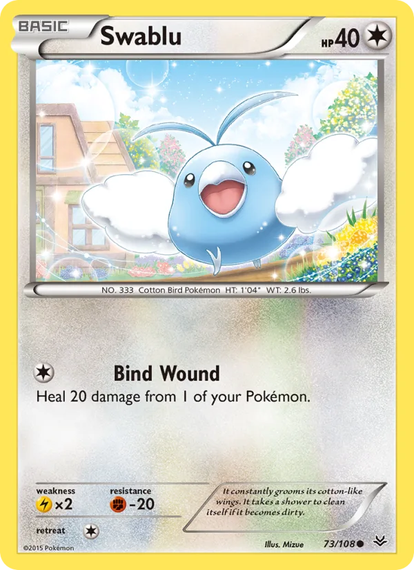 Swablu · Roaring Skies 73/108