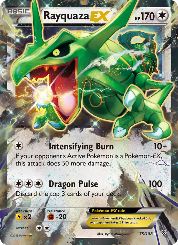 Rayquaza EX · Roaring Skies 75/108