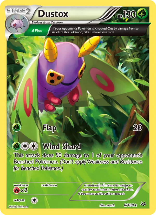 Dustox · Roaring Skies 8/108