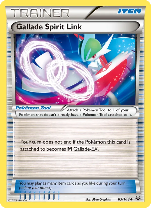 Gallade Spirit Link · Roaring Skies 83/108