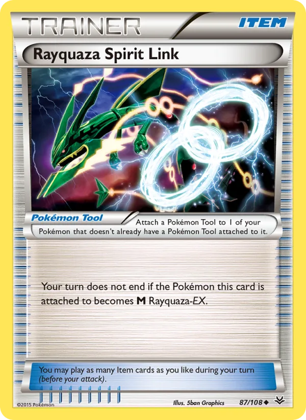 Rayquaza Spirit Link · Roaring Skies 87/108