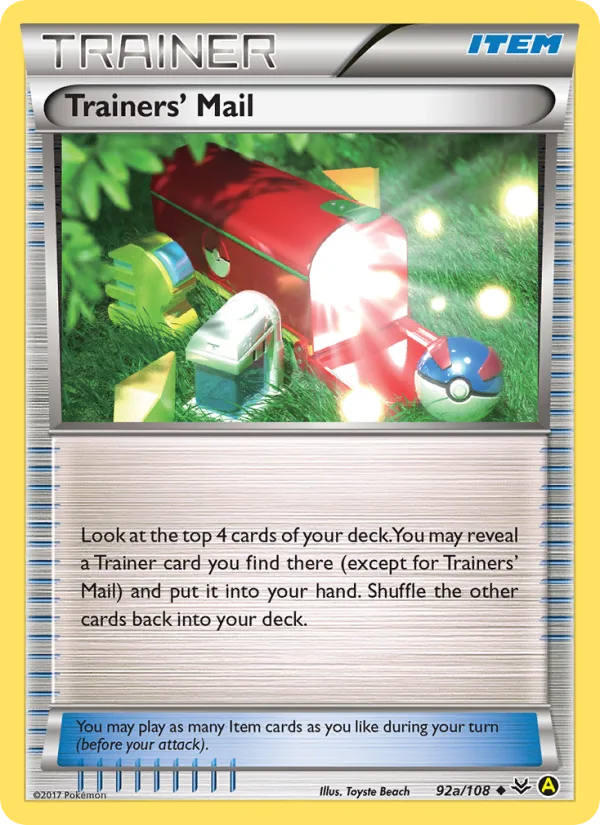 Trainers' Mail · Roaring Skies 92/108