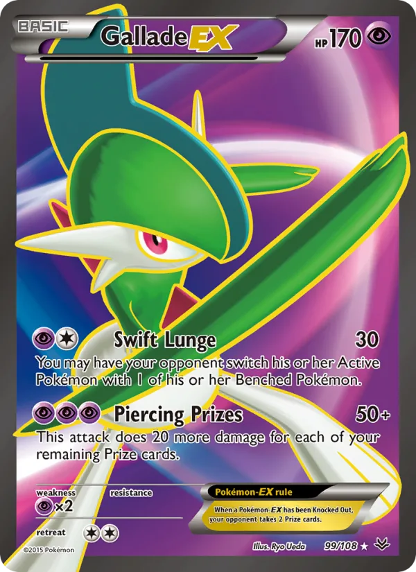 Gallade EX · Roaring Skies 99/108