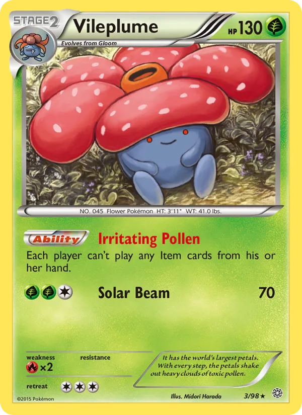 Vileplume · Ancient Origins 3/98