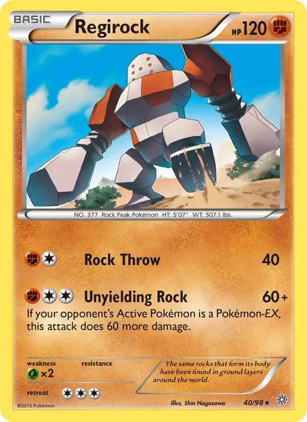 Regirock · Ancient Origins 40/98