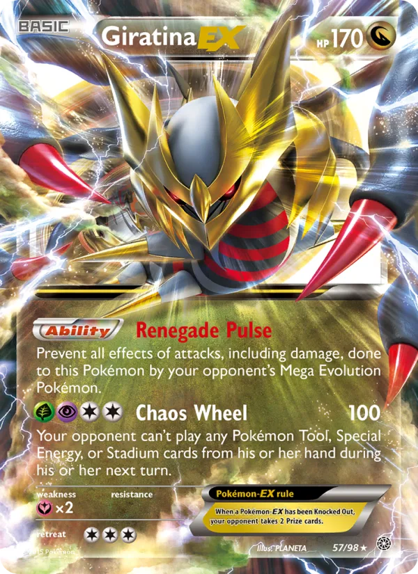 Giratina EX · Ancient Origins 57/98