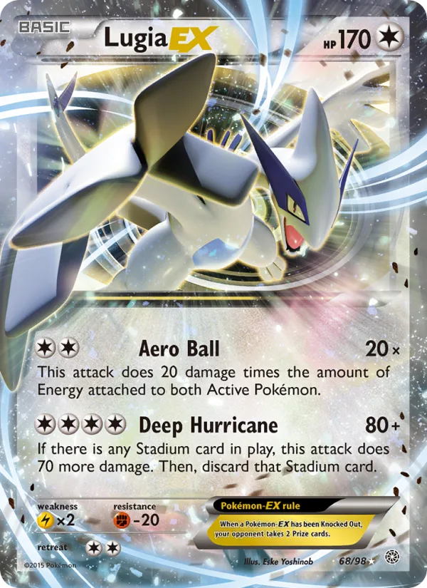 Lugia EX · Ancient Origins 68/98