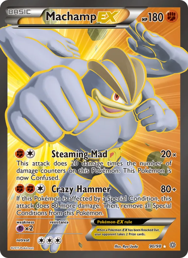 Machamp EX · Ancient Origins 90/98
