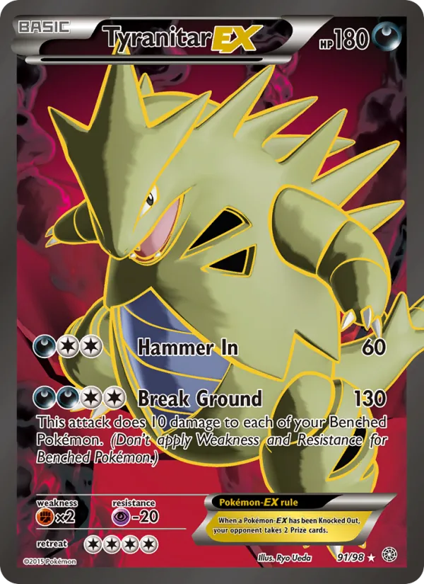 Tyranitar EX · Ancient Origins 91/98