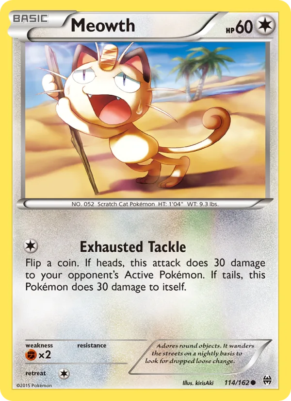 Meowth · BREAKthrough 114/162