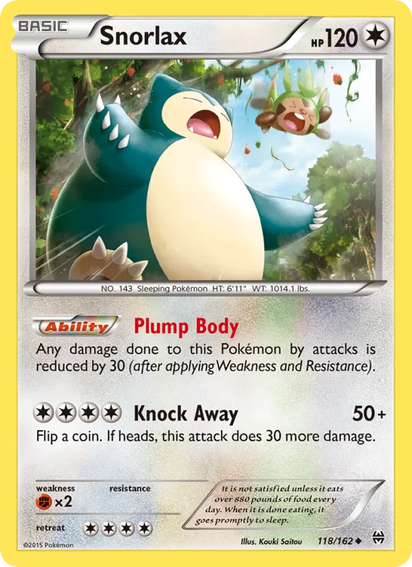 Snorlax · BREAKthrough 118/162