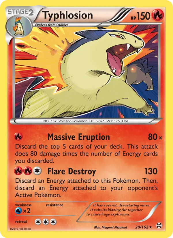 Typhlosion · BREAKthrough 20/162