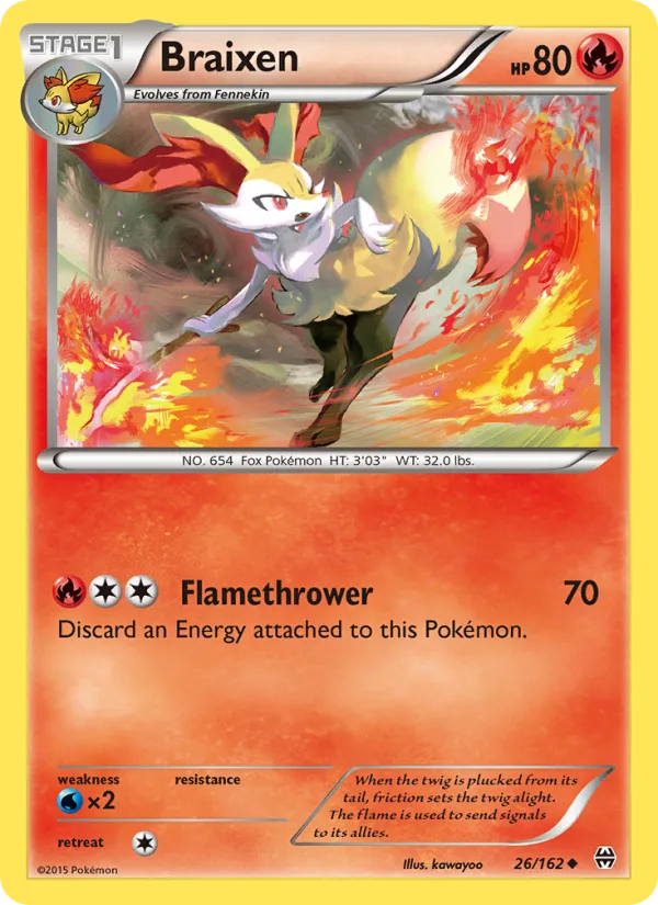 Braixen · BREAKthrough 26/162