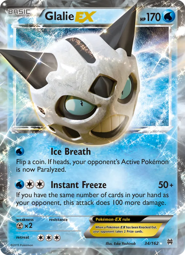 Glalie EX · BREAKthrough 34/162