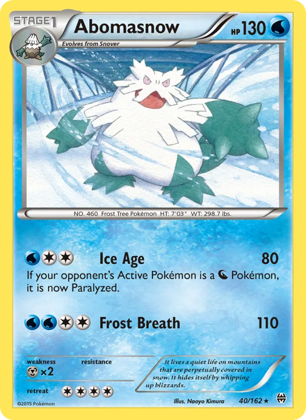 Abomasnow · BREAKthrough 40/162