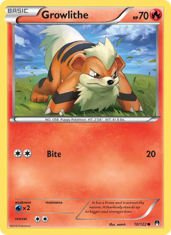 Growlithe · BREAKpoint 10/122