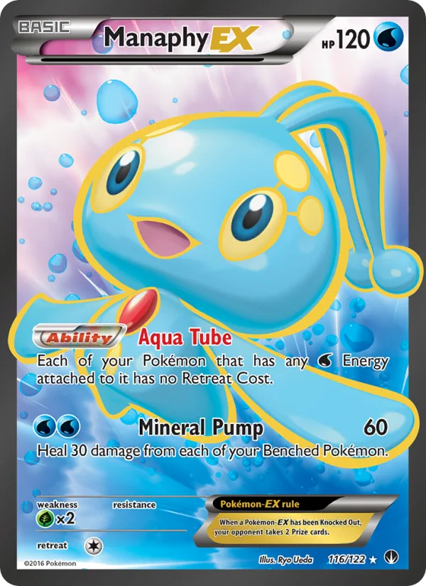 Manaphy EX · BREAKpoint 116/122
