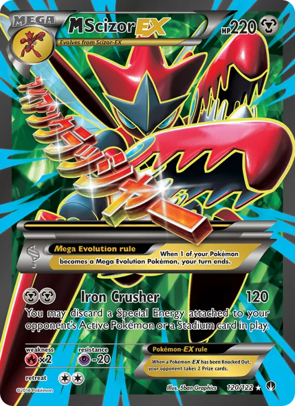 M Scizor EX · BREAKpoint 120/122