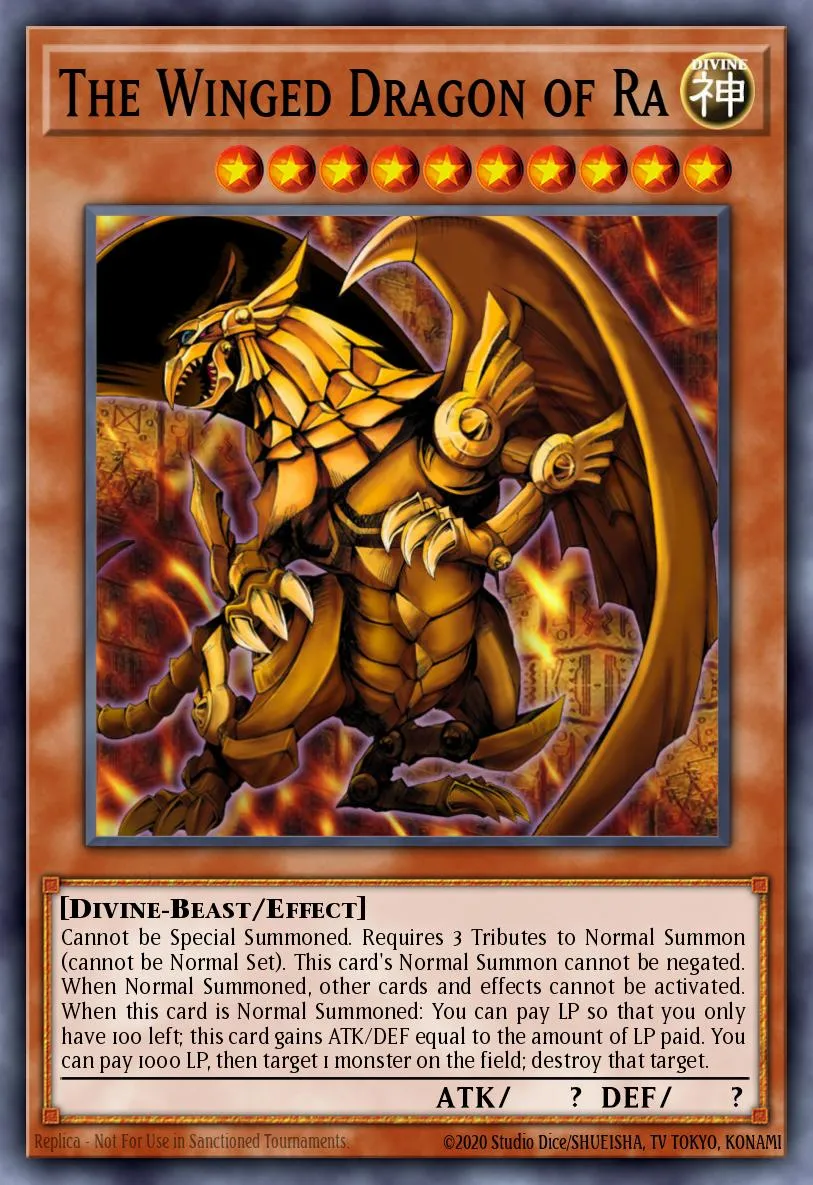 The Winged Dragon of Ra · Order of Chaos: Special Edition 10000010/2