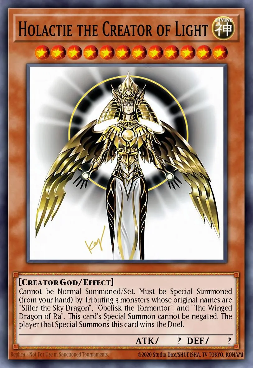 Holactie the Creator of Light · Yu-Gi-Oh (No Set) 10000040