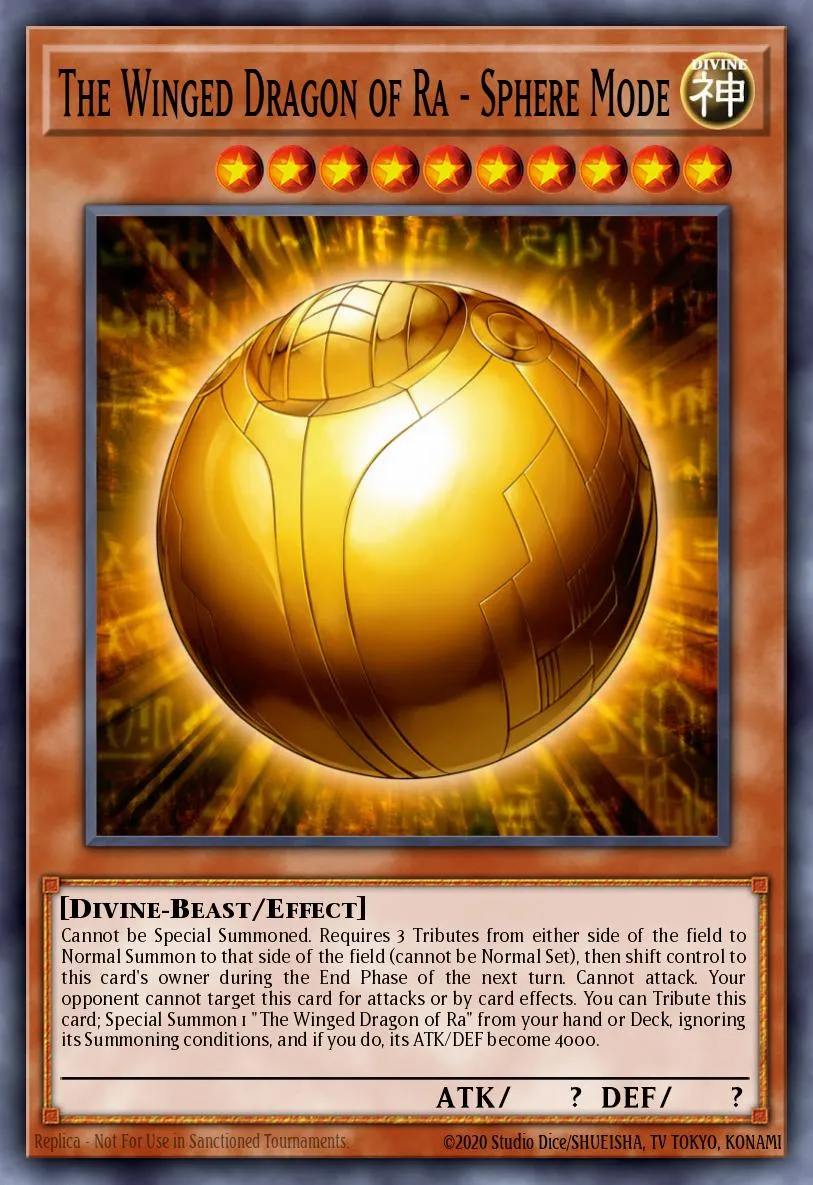 The Winged Dragon of Ra - Sphere Mode · Duelist Pack: Battle City 10000080/47