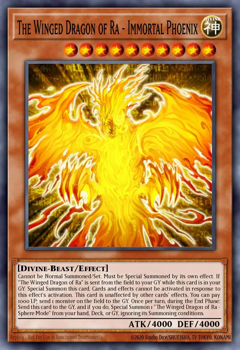 The Winged Dragon of Ra - Immortal Phoenix · Millennium Pack 10000090/48