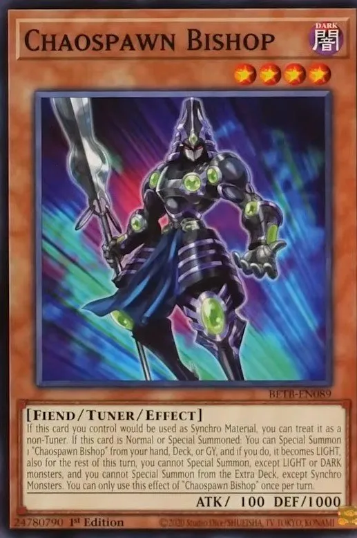Chaospawn Bishop · Yu-Gi-Oh (No Set) 101402089