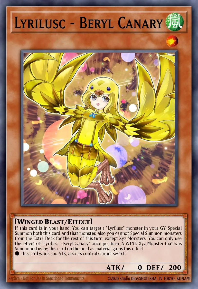 Lyrilusc - Beryl Canary · Legendary Duelists: Synchro Storm 10182251/56