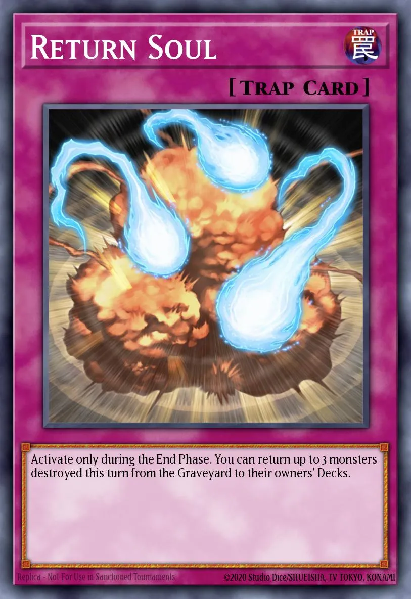 Return Soul · Duelist Pack: Zane Truesdale 10537981/30