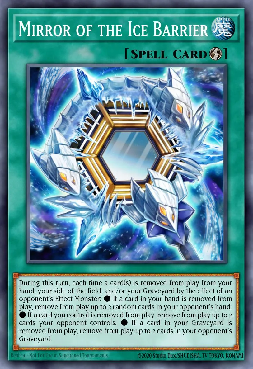 Mirror of the Ice Barrier · Starstrike Blast Sneak Peek Participation Card 10691144/1